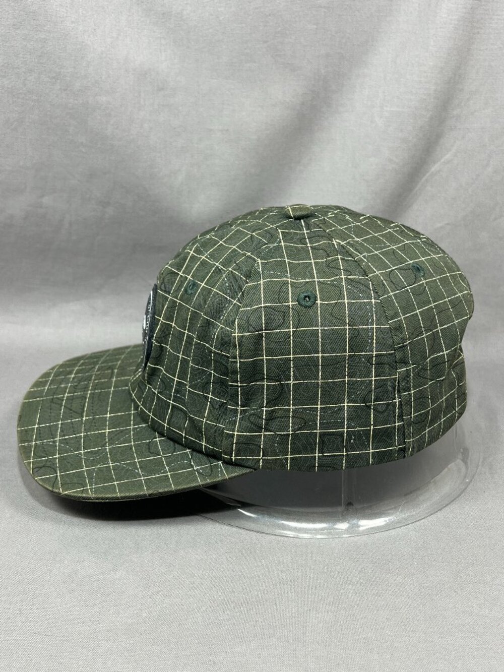 Coalatree Organics Strapback Hat Green Plaid Trailhead Outdoor Adult Dad Cap - Picture 4 of 16